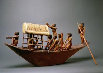 Modelo de tumba de un barco, c.2000 a.C. (madera)